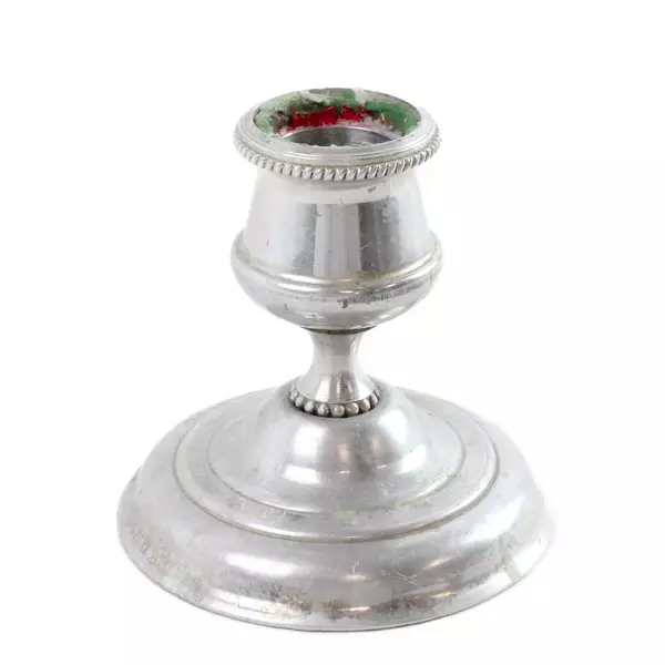 Vintage Silver Plated Candlestick Holder 3.25" Small Table Candle 