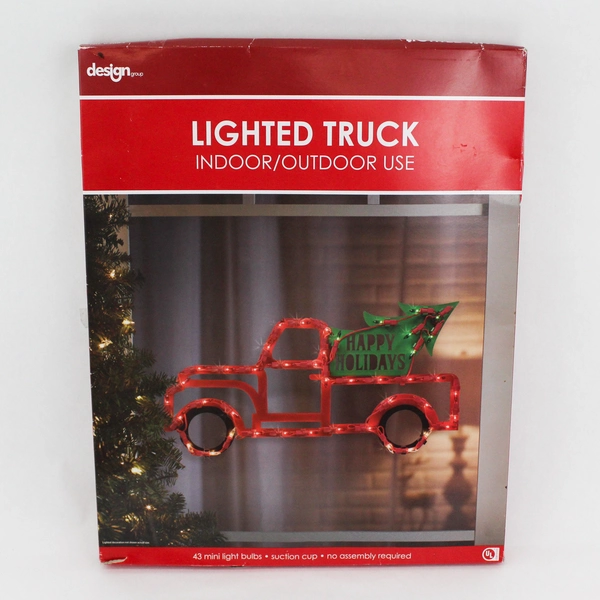 2002 Design Group Lighted Truck Indoor/ Outdoor Christmas Decoration 