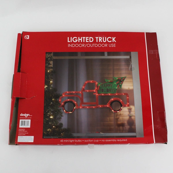 2002 Design Group Lighted Truck Indoor/ Outdoor Christmas Decoration 