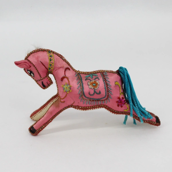 Lot of 9 vintage Silk Animal Christmas Ornaments From China