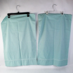 Set of 2 JC Penny Mint Green Standard Pillowcases Cotton Blend 20" x 30"