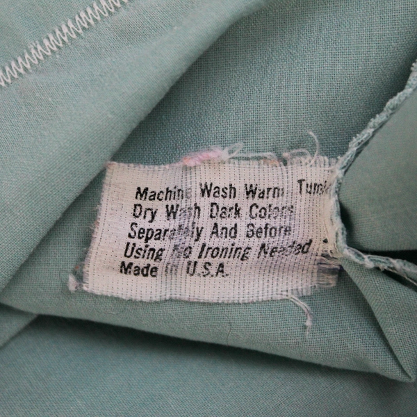 Set of 2 JC Penny Mint Green Standard Pillowcases Cotton Blend 20" x 30"