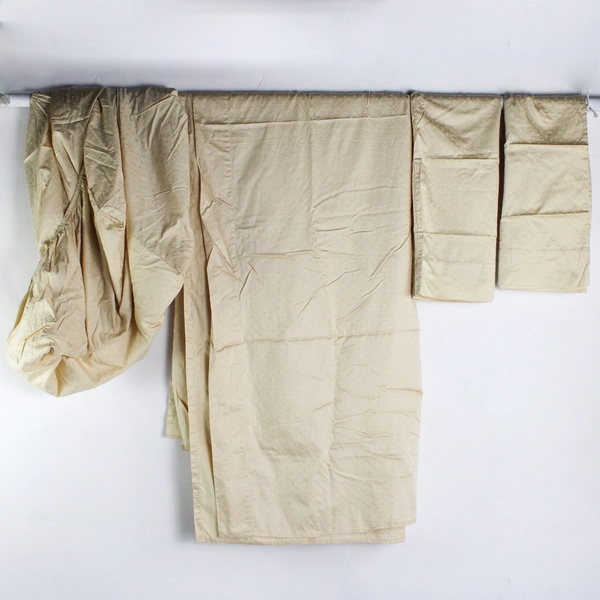 Set Of 4 Mytex LLC Gold Full Size Bedding Fitted Sheet Flat Sheet 2 Pillow Cases