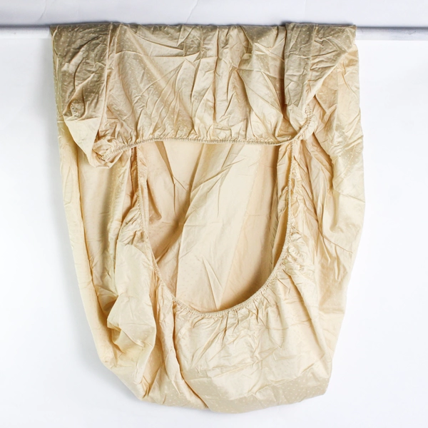 Set Of 4 Mytex LLC Gold Full Size Bedding Fitted Sheet Flat Sheet 2 Pillow Cases