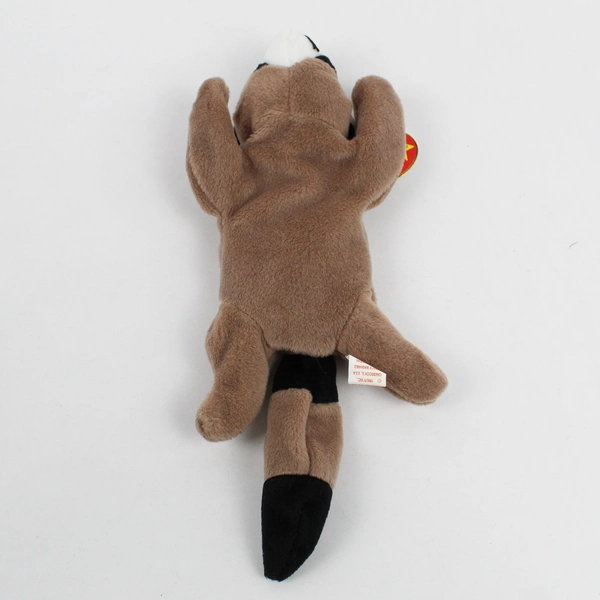 Ty Beanie Babies Ringo 1995 Brown Raccoon Plush w/ Tag Stuffed Animal