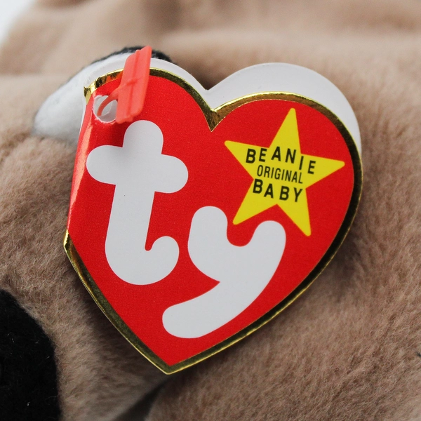 Ty Beanie Babies Ringo 1995 Brown Raccoon Plush w/ Tag Stuffed Animal