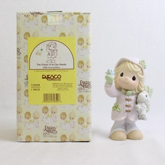 Enesco Precious Moments Figure “The Future Is In Our Hands” 2000 #730068