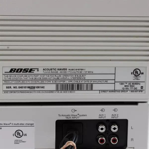 Bose Acoustic Wave Music System II with Multi-Disc Changer & Remote