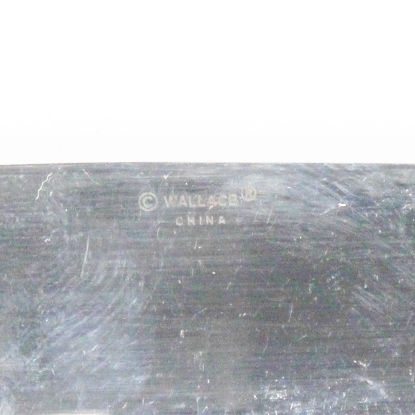 Lot of 4 Wallace Silver Montre Pattern Dinner Knives Stainless 9 Inches Good