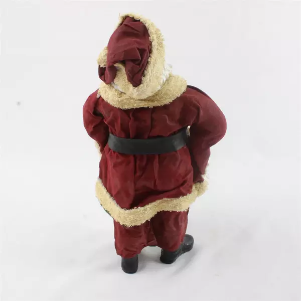 Windsor Christmas Collection Fabric Mache Santa Figurine Item#24500 w/Box