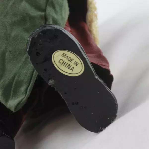 Windsor Christmas Collection Fabric Mache Santa Figurine Item#24500 w/Box