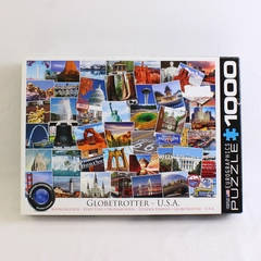 Eurographics Globetrotter USA 1000 Pc. Jigsaw Puzzle Complete