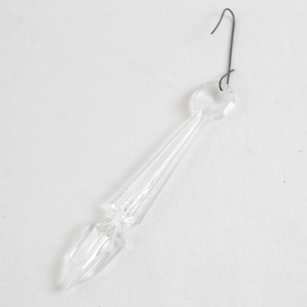 Lot of 5 Unbranded Icicle Ornaments Multiple Materials and Sizes