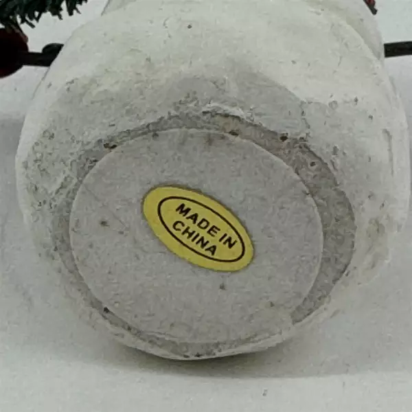 3 Inch Resin Christmas Snowman Note, Card, Or Photo Holder Figurine