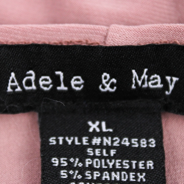 Adele & May Blouse Mauve Cold Shoulder Blouse Women's Size XL