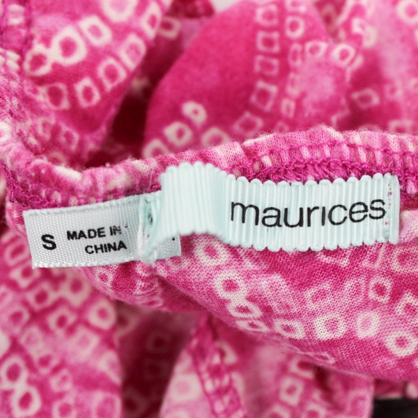 Maurices Purple Batik Tie-Dye Tank Top Women's Size Small