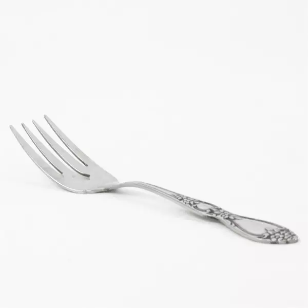 Set of 4 Oneida Galveston Stainless Salad Forks 6.25"