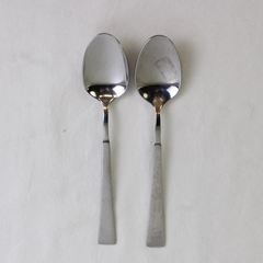 Lot of 2 Oneida Silver Purity Teaspoons 6.75 Inches 18/0 Stainless