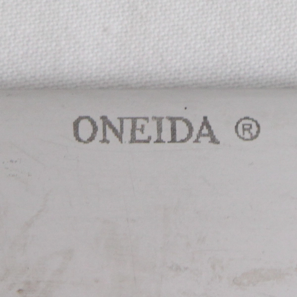 Oneida Silver Velour Pattern 6-Piece Set Dinner Knives Stainless 9.5 Inches