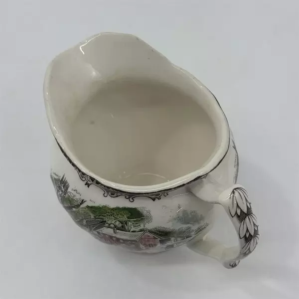  Johnson Bros The Friendly Village Old Mill Creamer And Sugar Bowl With Lid