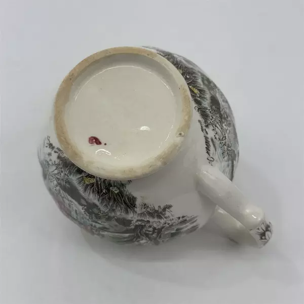  Johnson Bros The Friendly Village Old Mill Creamer And Sugar Bowl With Lid