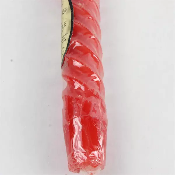 Set of 4 Vintage Hallmark 15" Red Taper Candles with Candle Grip – New