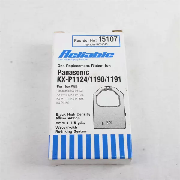 2x Replacement Ribbon for Panasonic KX-P1124 KX-P1190 KX-P1191 High Density
