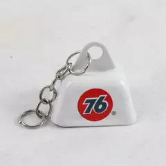 Portland Timbers Cowbell Keychain 76 Gasoline Logo Collectible Missing Ring