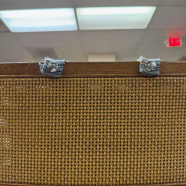 Towne Square Furniture Plaid Padded Rocking Chair Cushioned Seat 18" High