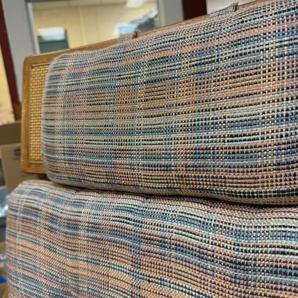 Towne Square Furniture Plaid Padded Rocking Chair Cushioned Seat 18" High