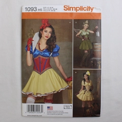 Simplicity Andrea Schewe 1093 Fairy Tale Costumes Women's Size H5 (6-14)