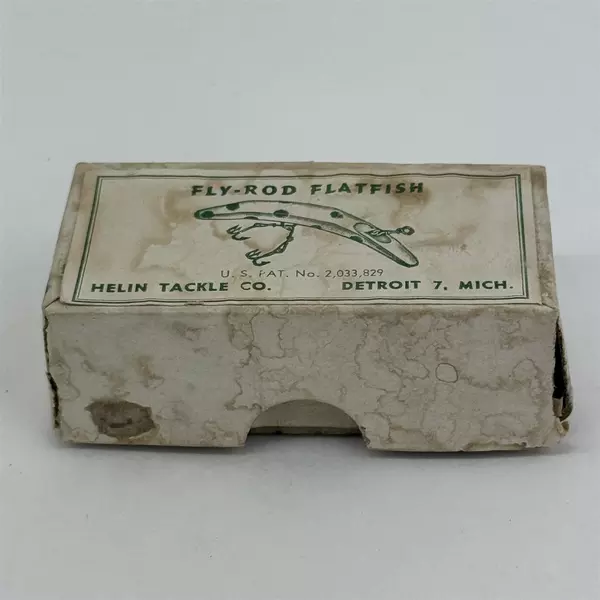 1948 Helin’s F7 Fly Rod Flat Fish Orange With Red Spots W/ Original Box Papers