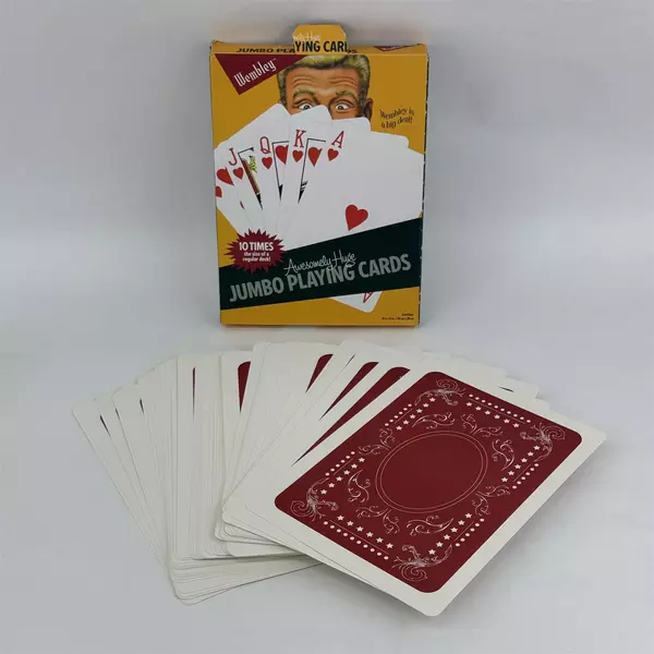Wembley Jumbo Playing Cards 10 Times the Size of a Regular Deck 8" x 11"