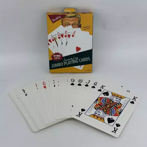 Wembley Jumbo Playing Cards 10 Times the Size of a Regular Deck 8" x 11"