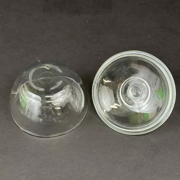 2002 Anchor Hocking Presence Clear Glass Sugar Bowl And Lid 4" Tall