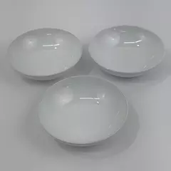 3 Corning Centura White Cereal Bowls 5 inch