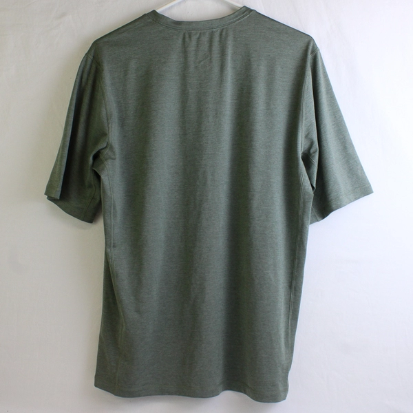 REI Co-Op Solid Olive Green Color Short Sleeve Activewear Shirt Men's Size M