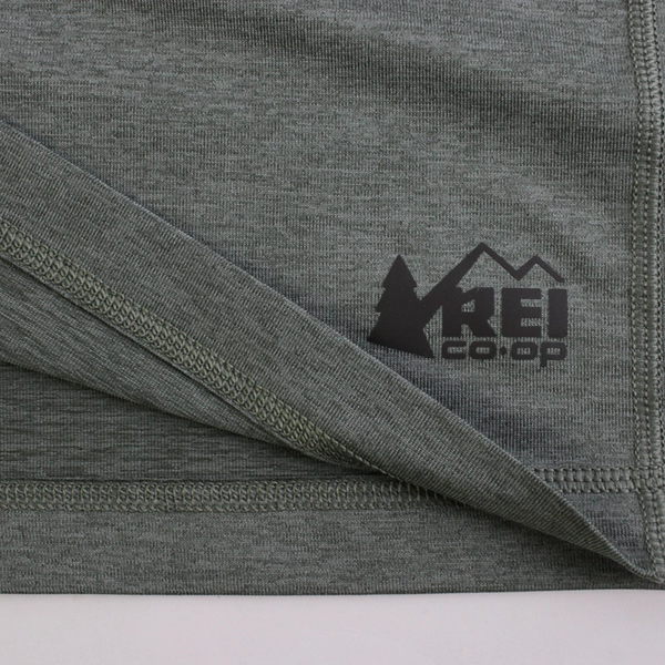 REI Co-Op Solid Olive Green Color Short Sleeve Activewear Shirt Men's Size M