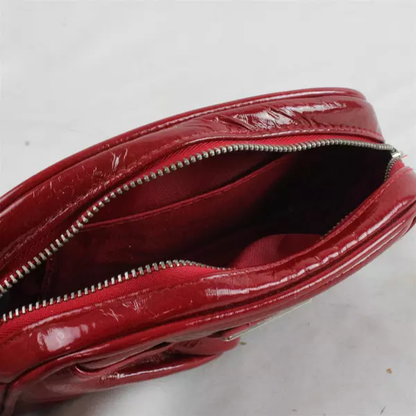 Nicole by Nicole Miller Red Small Bow Clutch Makeup Bag