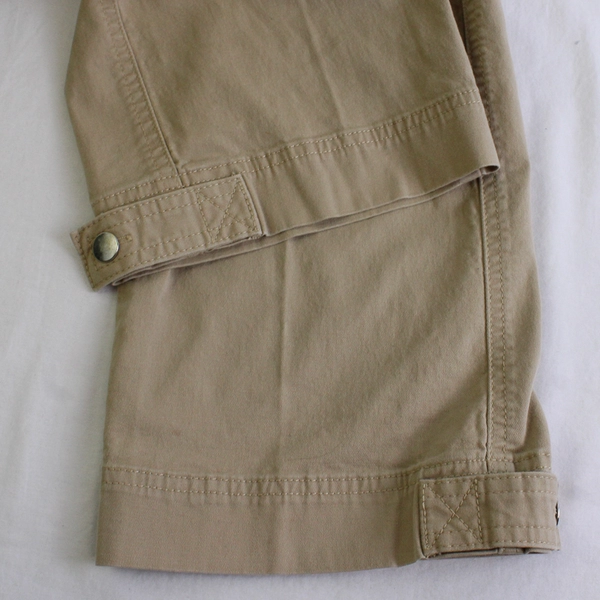 Lee Women's 10 Comfort Waistband Stretch Straight Leg Brown Cargo Pants