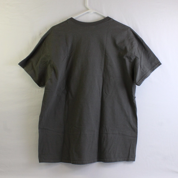 Gildan Ultra Cotton Gray "Breast Cancer" Print Short Sleeve T-Shirt Men's Size L