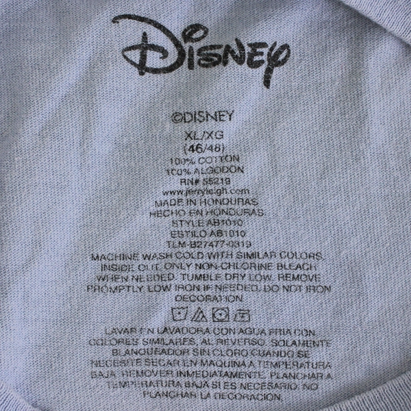 Disney Women's XL Light Blue 'Best Day Ever' Mickey Mouse T-Shirt