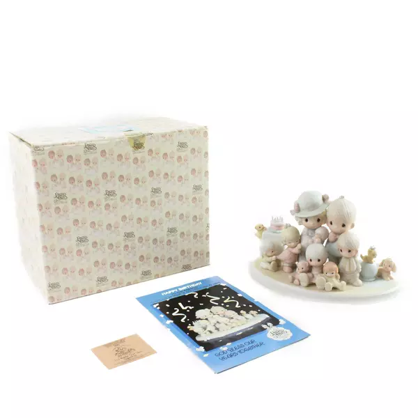 1984 Precious Moments Commemorative Figurine God Bless Our Years Together #12440