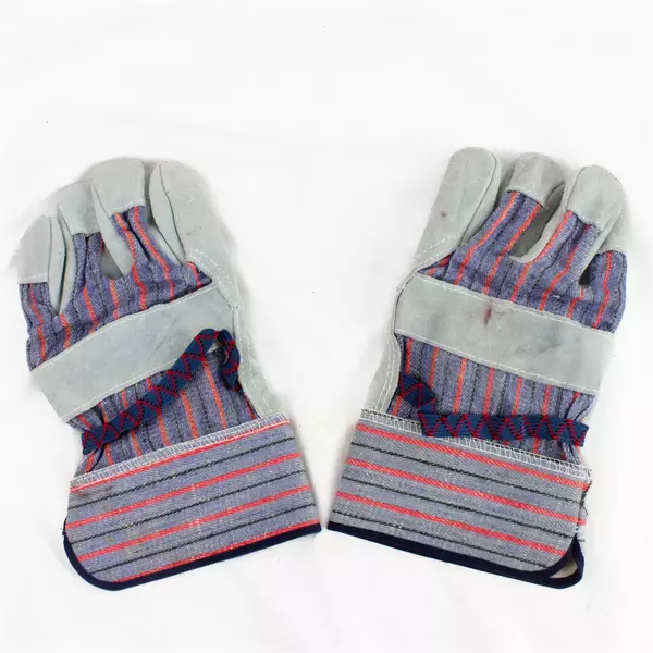 Top Cow Split Leather Multipurpose Work Gloves with Safety Cuff