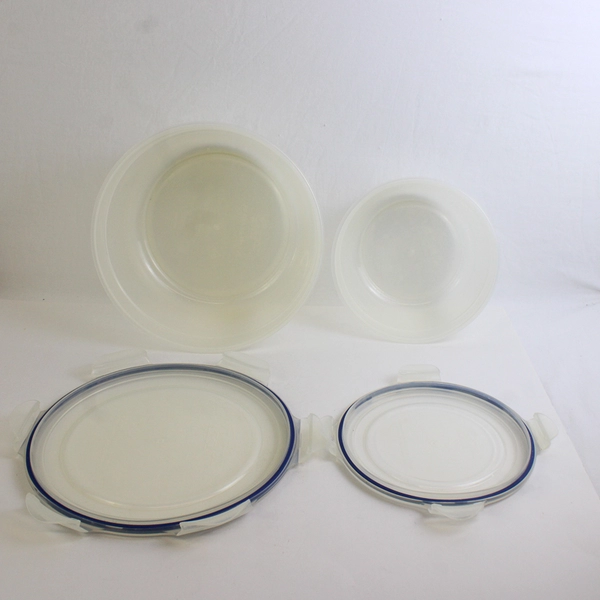 Lot of 2 Lock & Lock 2.1L and 5L Plastic Food Container Bowls