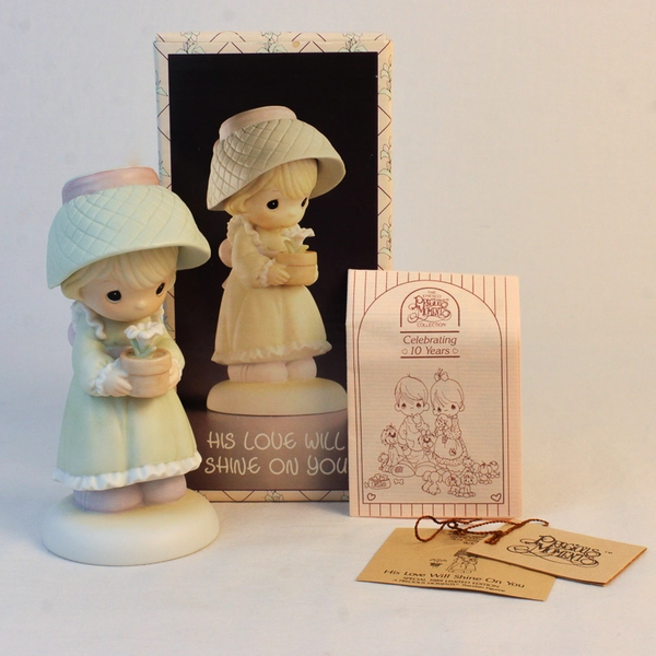 Enesco Precious Moments Figure “His Love Will Shine On You” 1989 #522376