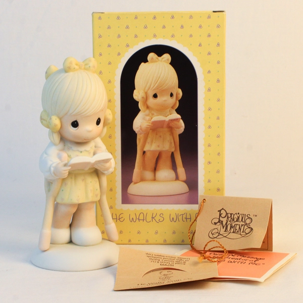 Enesco Precious Moments Easter Seals Figure “He Walks With Me” 1986 #107999
