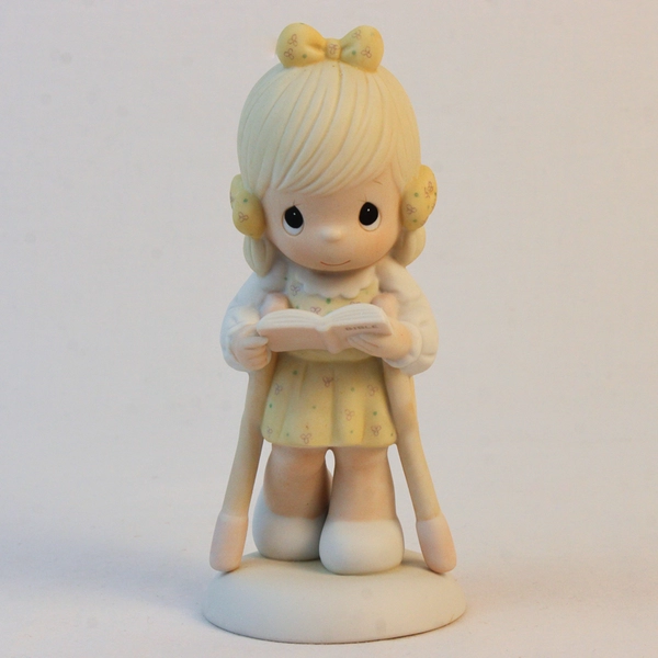 Enesco Precious Moments Easter Seals Figure “He Walks With Me” 1986 #107999