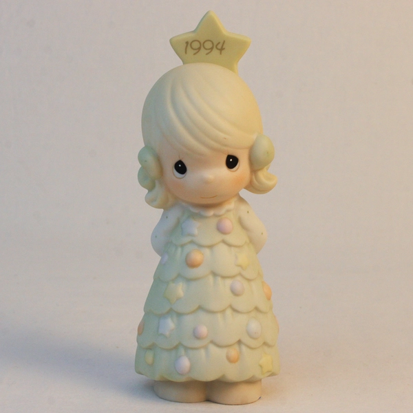 Enesco Precious Moments Figure “You're As Pretty As A Christmas Tree” 94' 530425