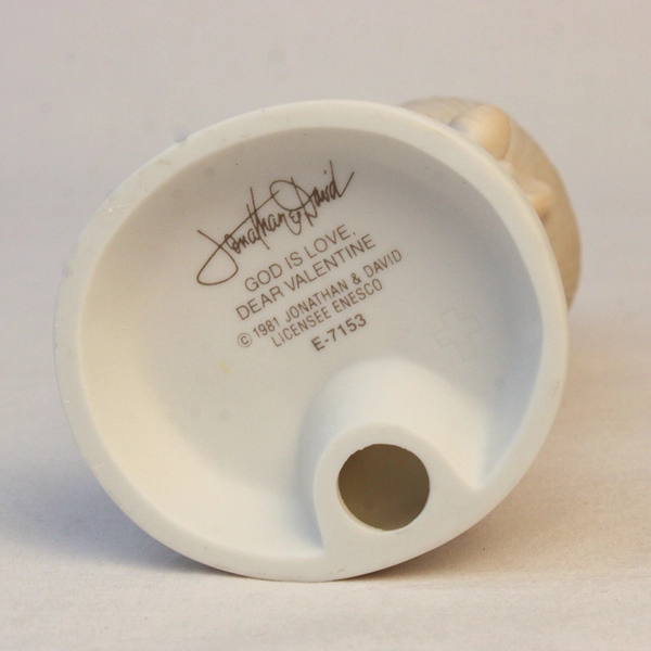 Enesco Precious Moments Figure “God Is Love, Dear Valentine” 1981 E-7153